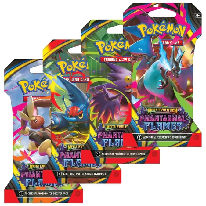 Mega Evolution - Phantasmal Flames: Sleeved Booster Pack (Art Set)