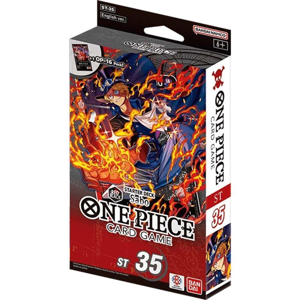 One Piece 2026 - RED/BLACK Sabo: Starter Deck (ST-35)